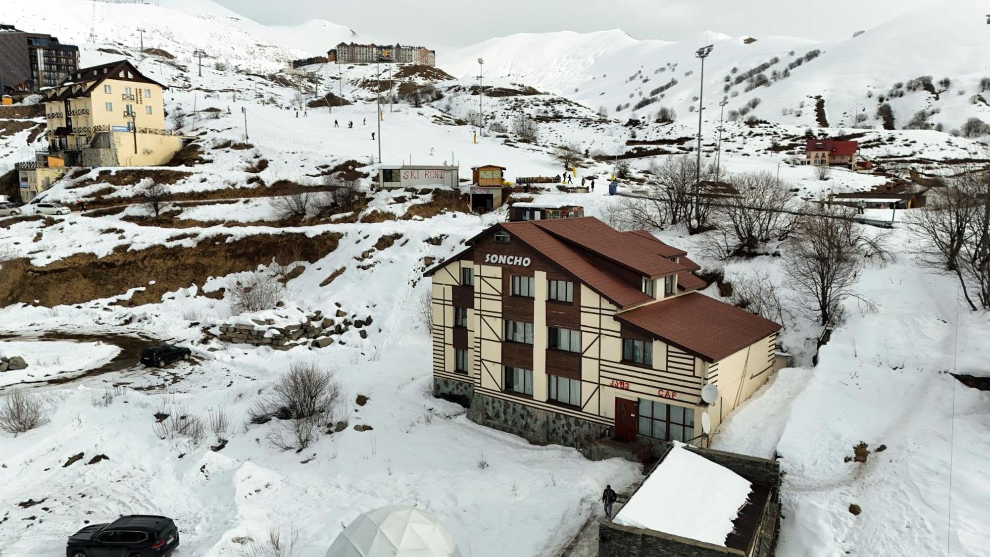 Hotel Soncho Gudauri Exteriér fotografie
